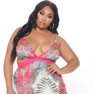 Malibu Sundays Printed Maxi Dress